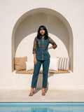 Philauri Cotton Printed Shirt with Trousers