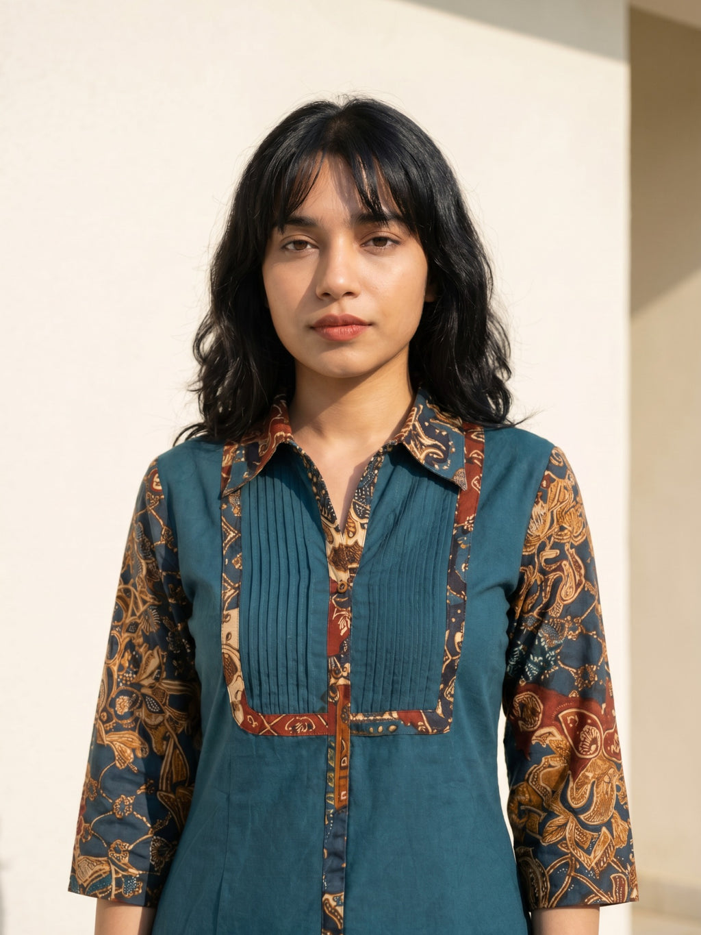 Philauri Cotton Printed Shirt with Trousers