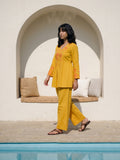 Philauri Cotton Embroidered Tunic with Trousers