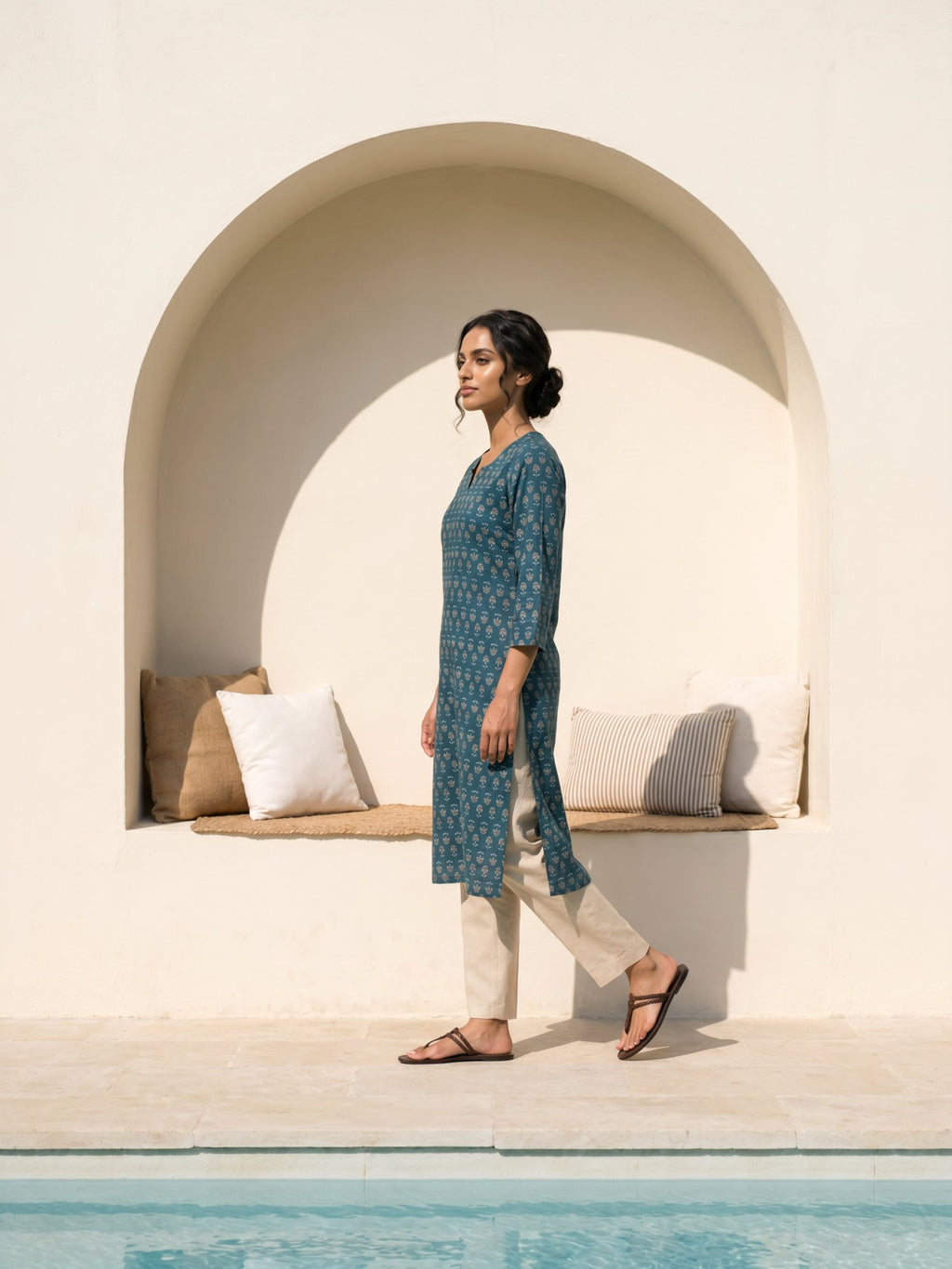 Philauri Women Ethnic Motifs Printed Indie Prints Kurta
