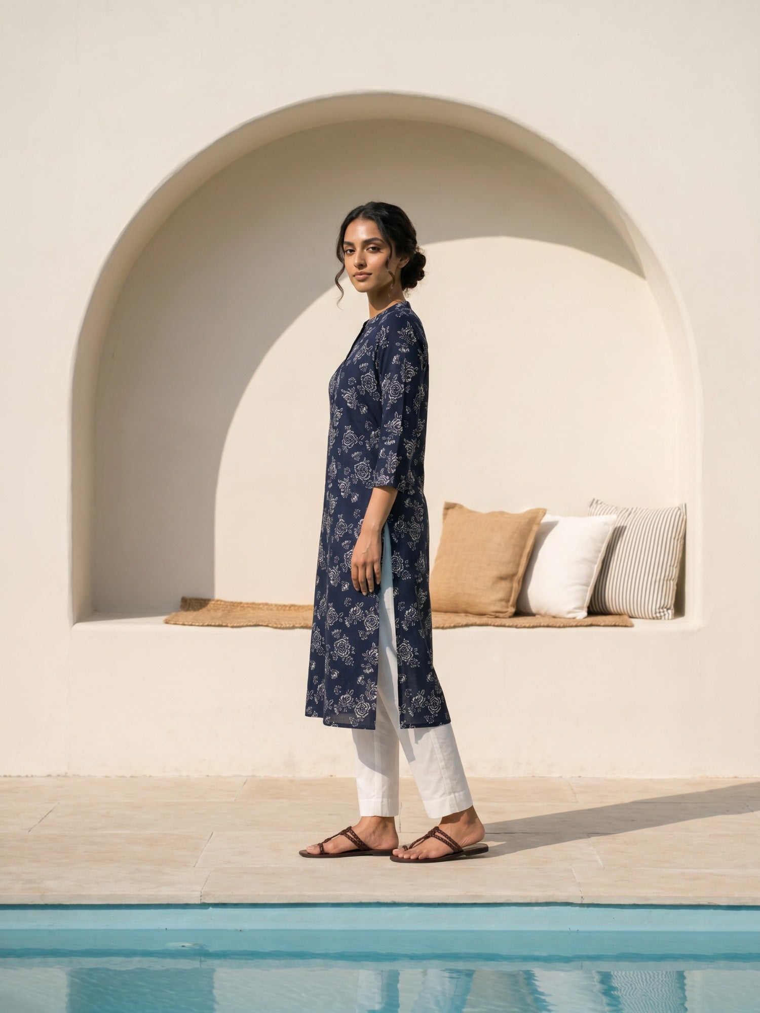 Philauri Women Floral Printed Indie Florals Kurta
