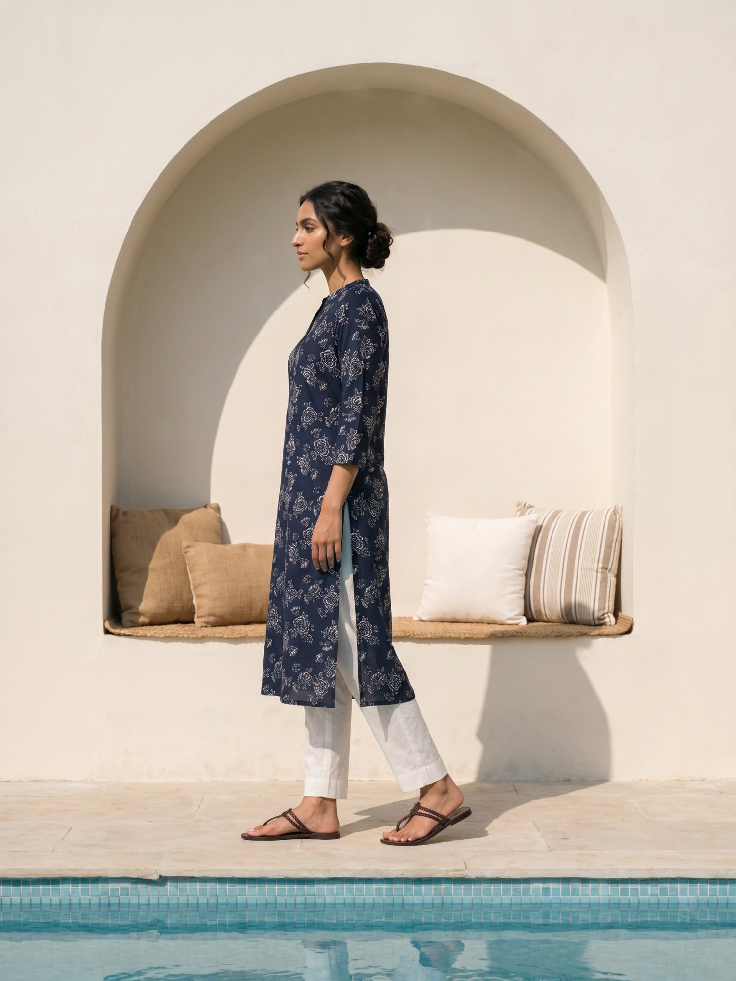 Philauri Women Floral Printed Indie Florals Kurta