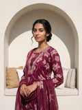 Philauri Women Floral Printed Regular Thread Work Pure Cotton Kurta with Trousers & With Dupatta