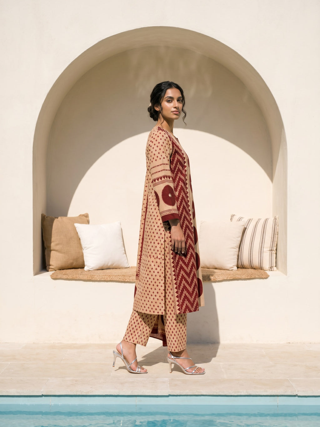 Philauri Women Printed Regular Pure Cotton Kurta with Trousers & With Dupatta