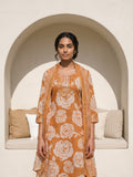 Philauri Women Floral Printed Regular Thread Work Pure Cotton Kurta with Trousers & With Dupatta