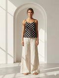 Philauri Polka Dot Print Cotton Top