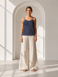 Philauri Polka Dot Print Cotton Top