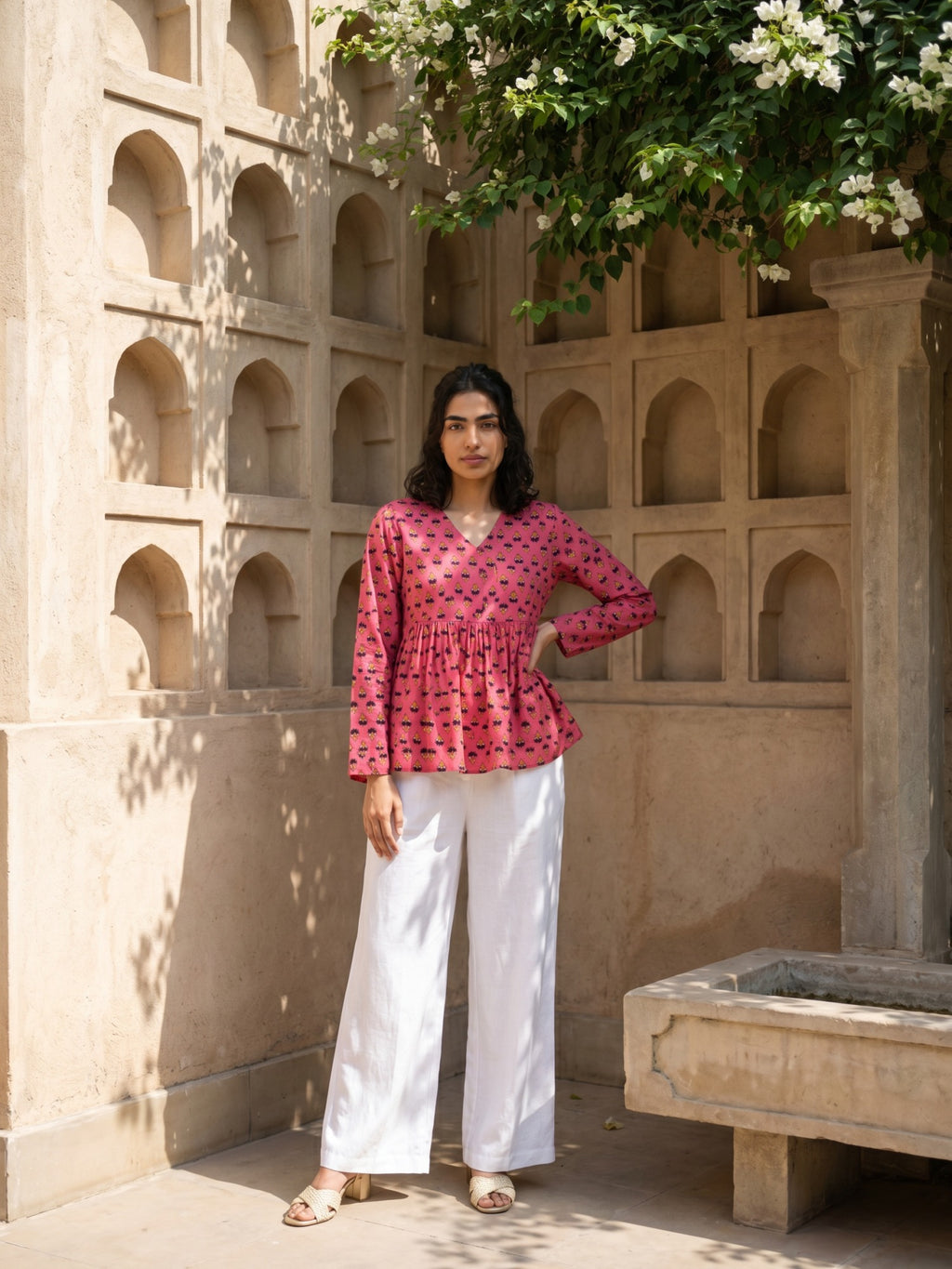 Philauri Print Ethnic Top