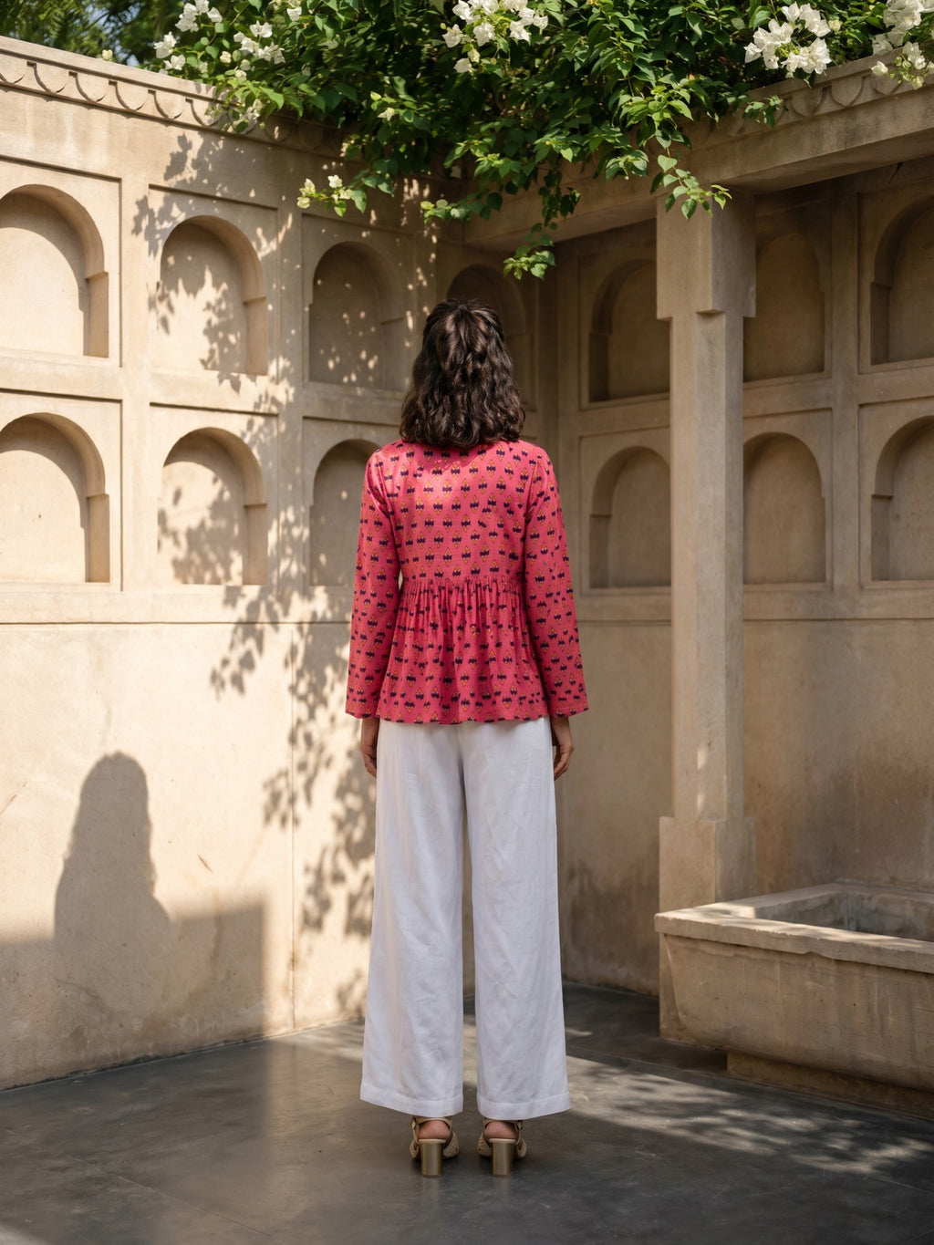 Philauri Print Ethnic Top