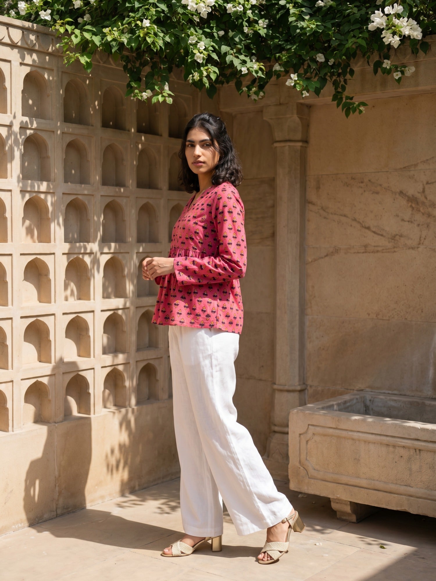 Philauri Print Ethnic Top