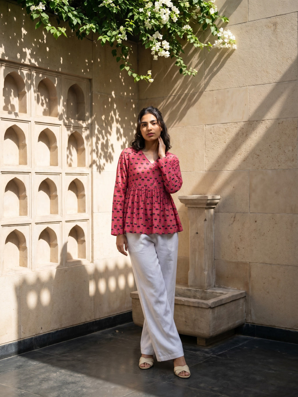 Philauri Print Ethnic Top