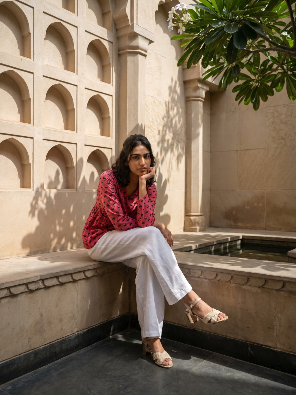 Philauri Print Ethnic Top