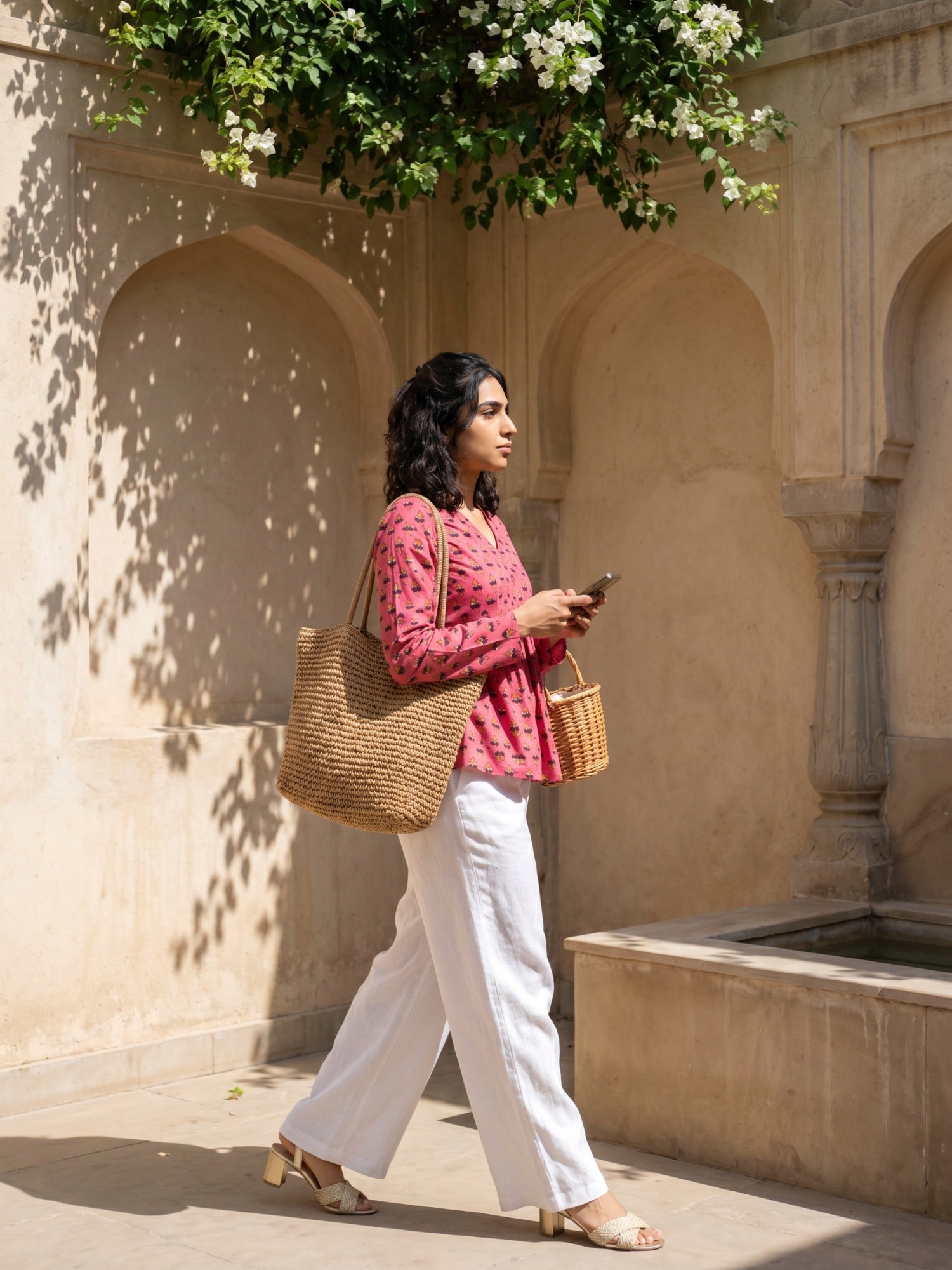 Philauri Print Ethnic Top