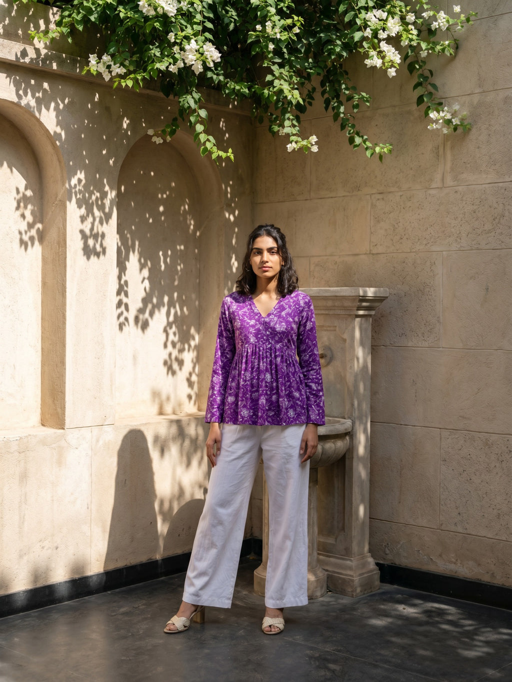 Philauri Floral Print Top