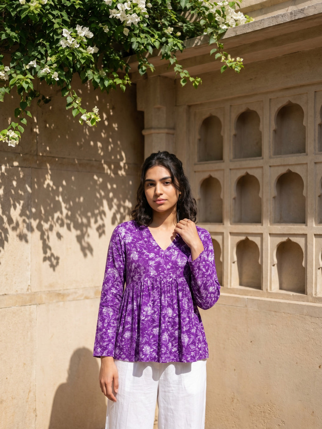 Philauri Floral Print Top