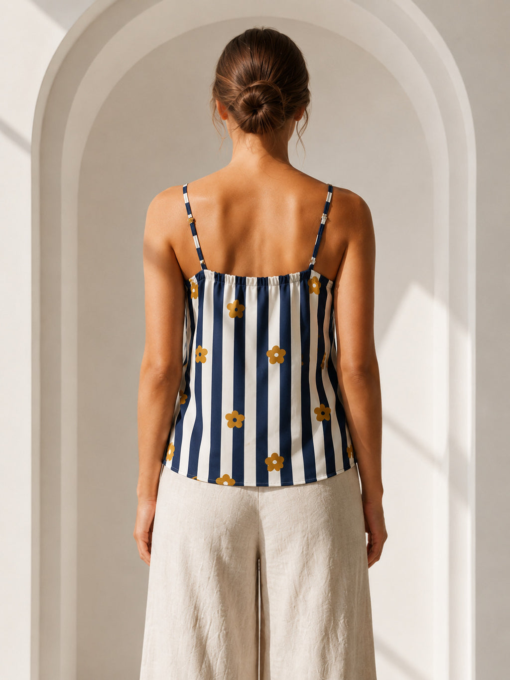 Philauri Striped Cotton Top