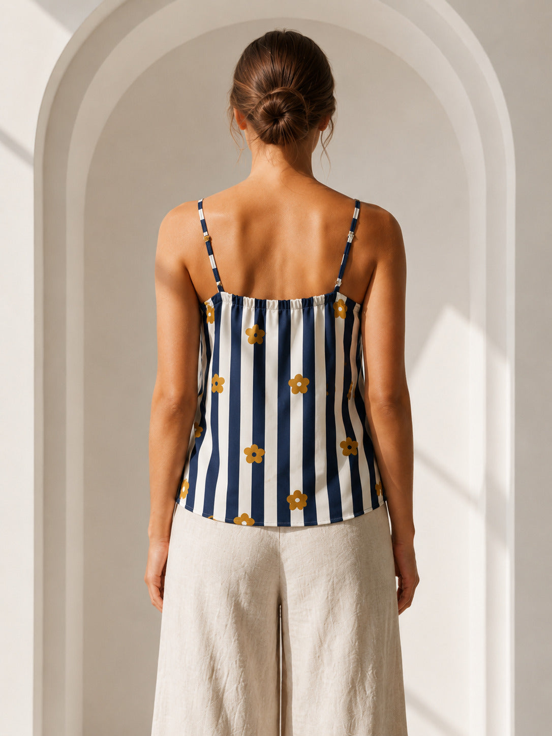 Philauri Striped Cotton Top