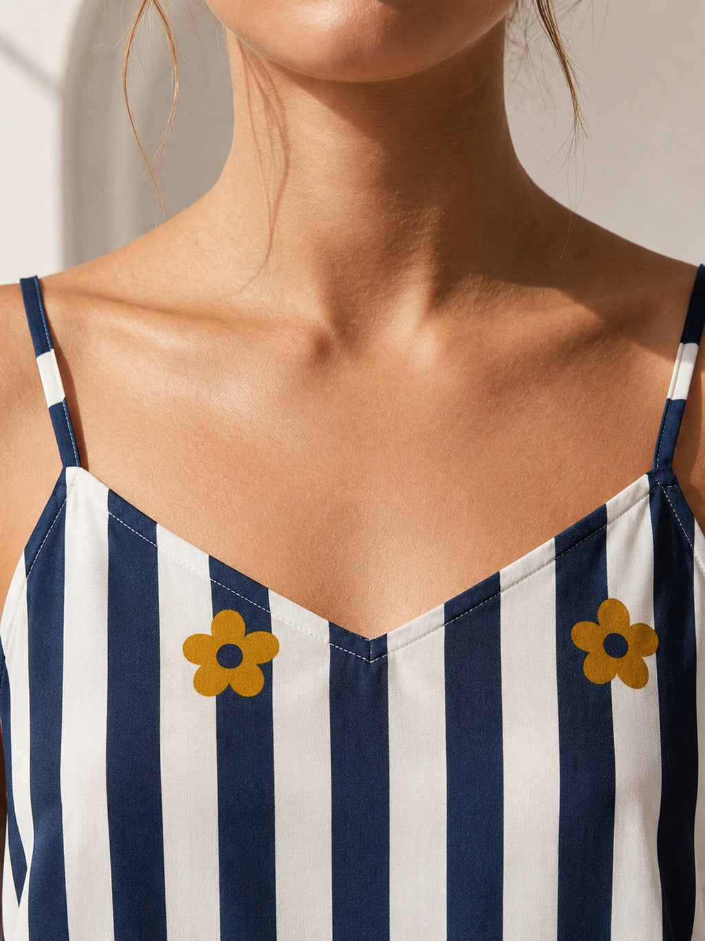 Philauri Striped Cotton Top