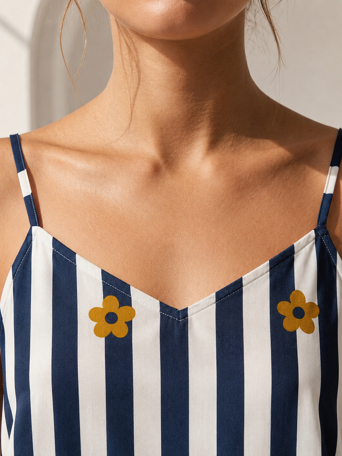 Philauri Striped Cotton Top
