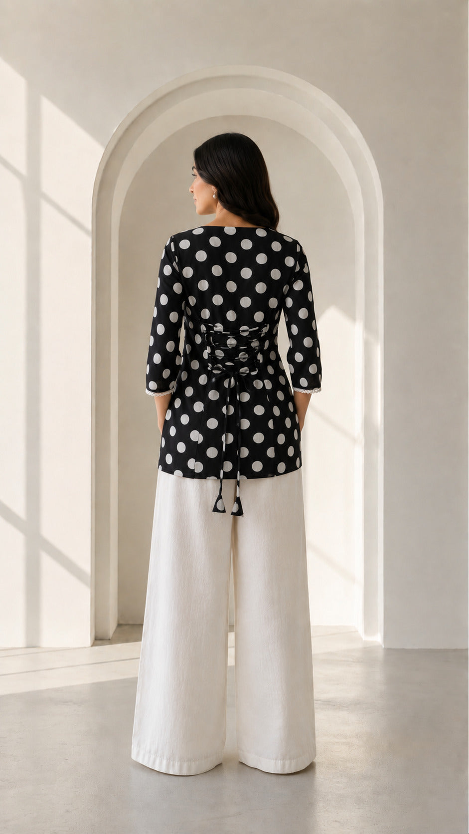 Philauri Square Neck Printed Ethnic Tunic