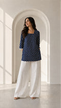 Philauri Square Neck Printed Ethnic Tunic