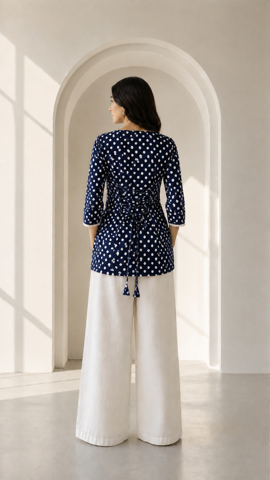 Philauri Square Neck Printed Ethnic Tunic