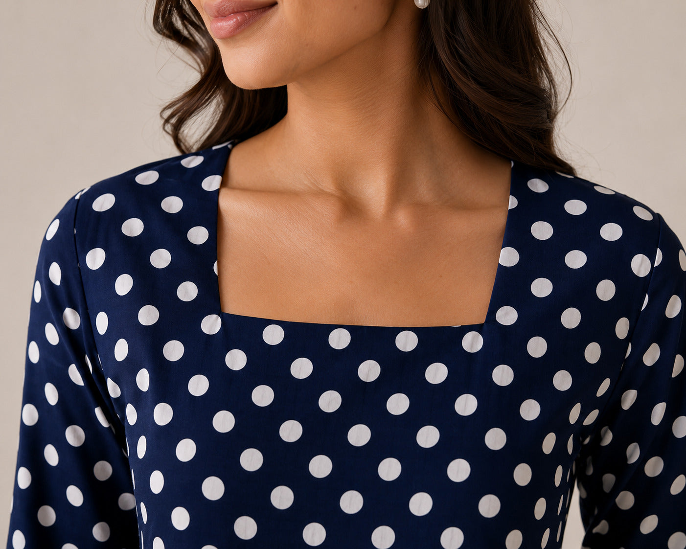 Philauri Square Neck Printed Ethnic Tunic